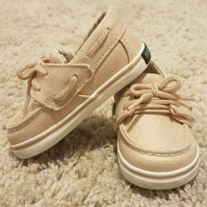 Blush Sparkle Sperrys